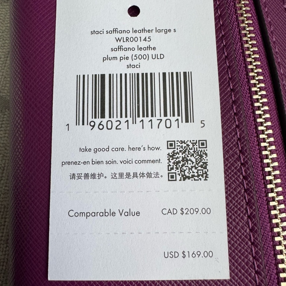 Kate Spade Plum Wallet - Picture 5 of 5